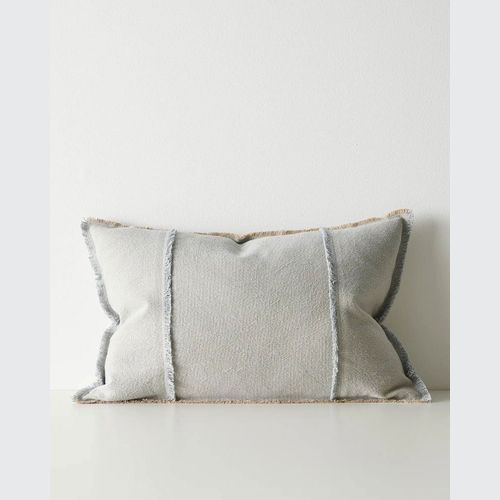 Weave Home Adela Cushion - Haze | Linen Blend