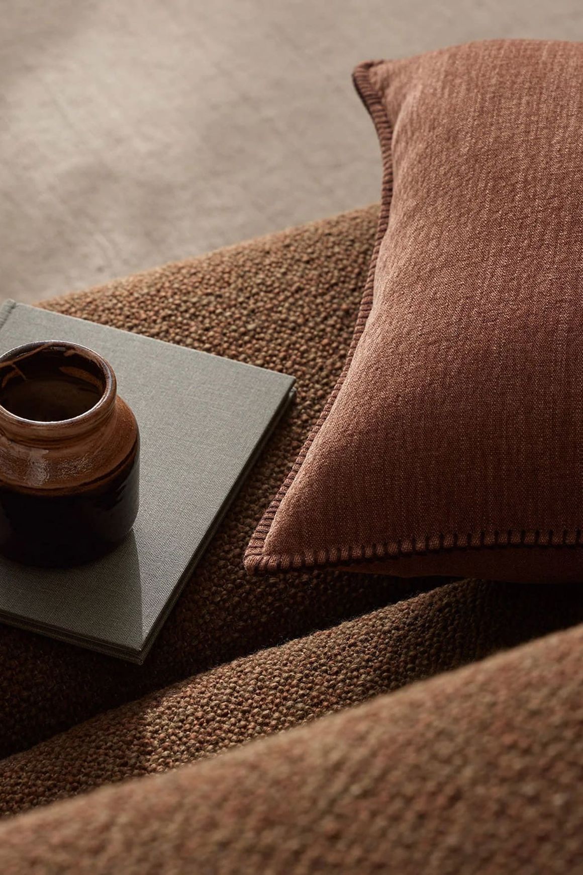 Weave Home Alba Cushion - Rust