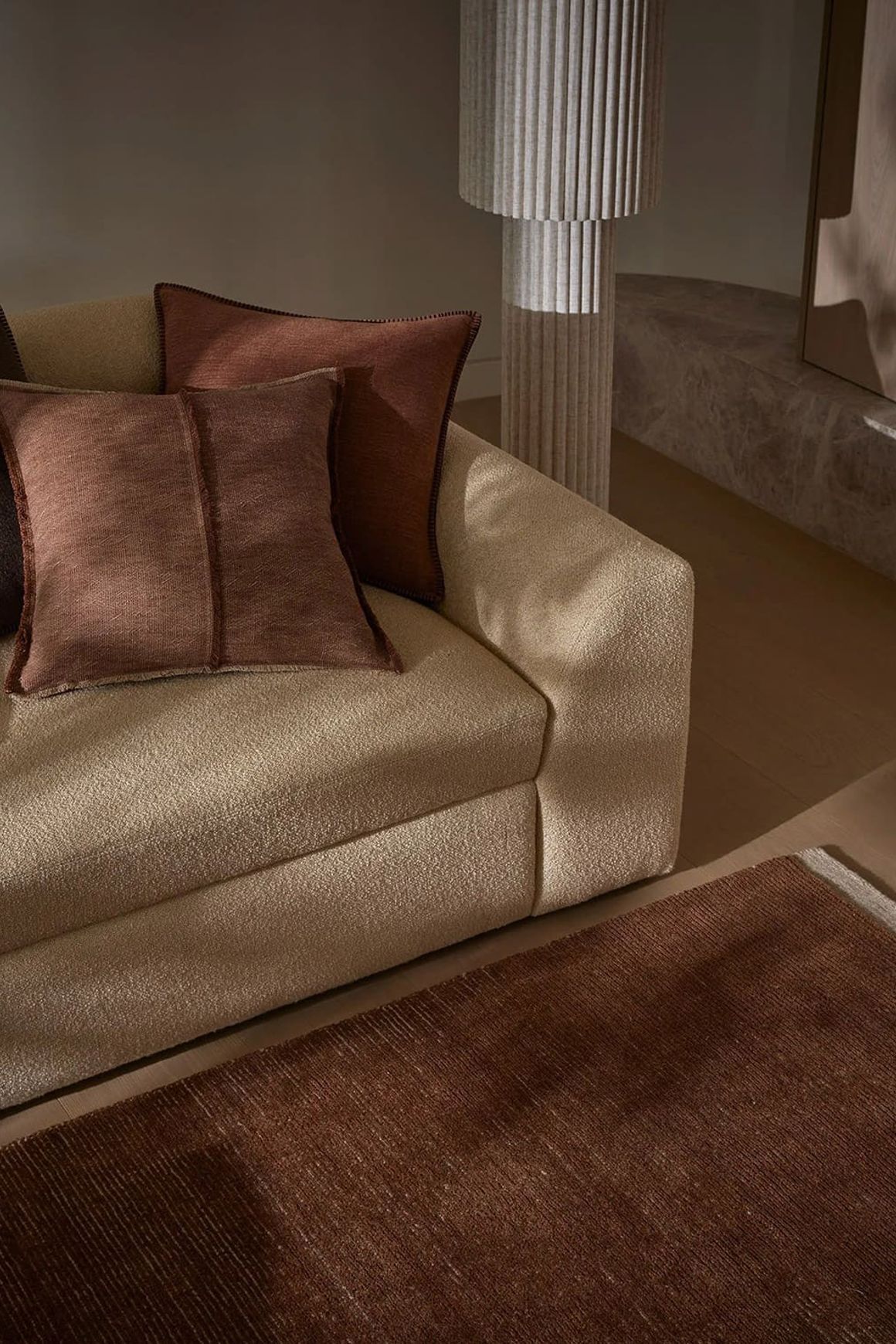 Weave Home Alba Cushion - Rust