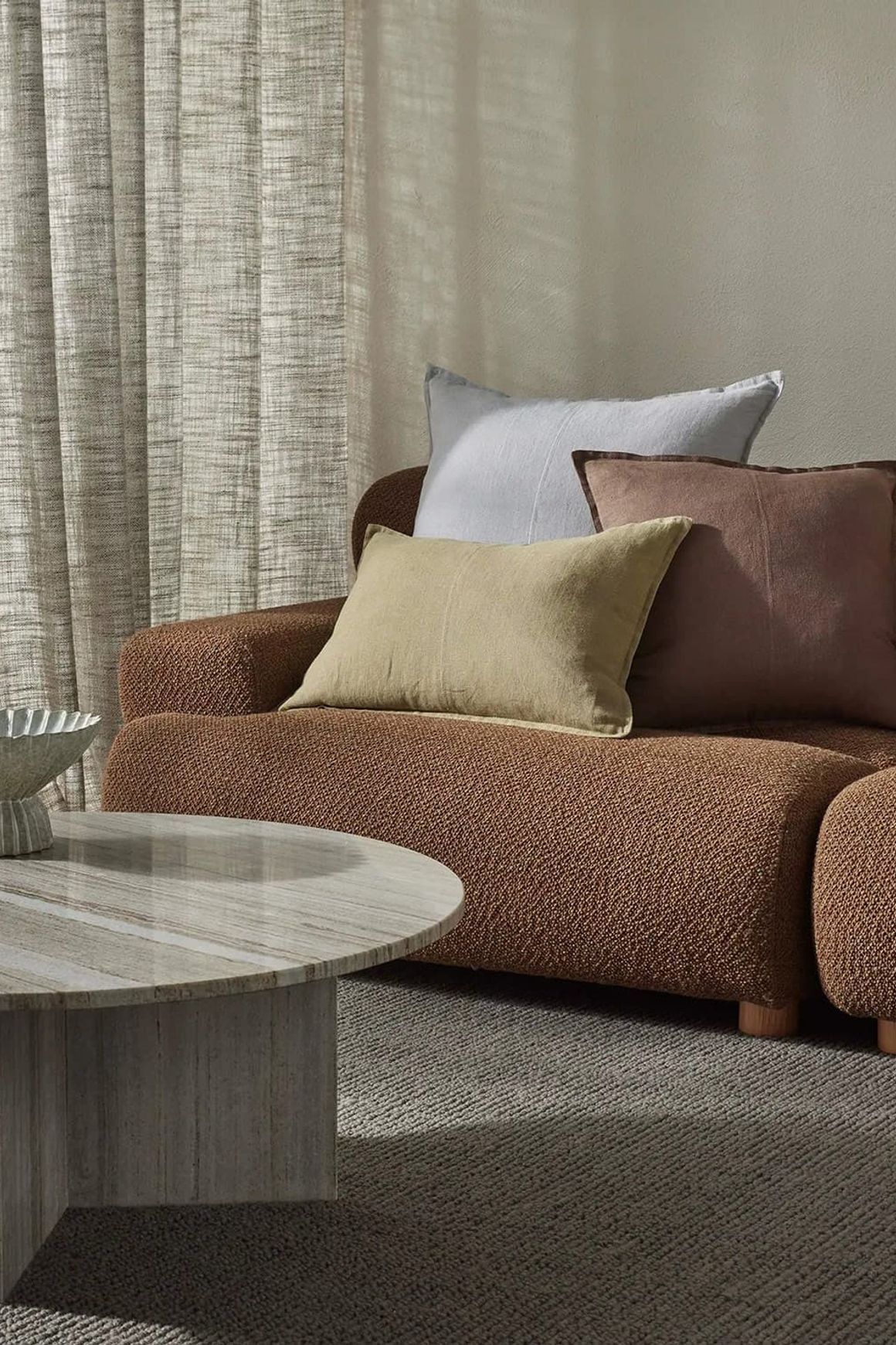 Weave Fabien 100% Wool Floor Rug - Echo