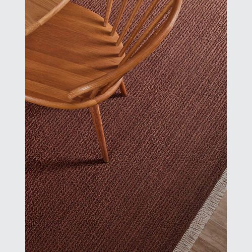 Weave Fabien 100% Wool Floor Rug - Ember