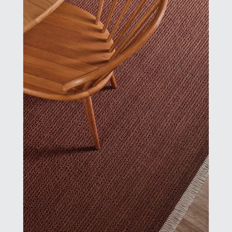 Weave Fabien 100% Wool Floor Rug - Ember