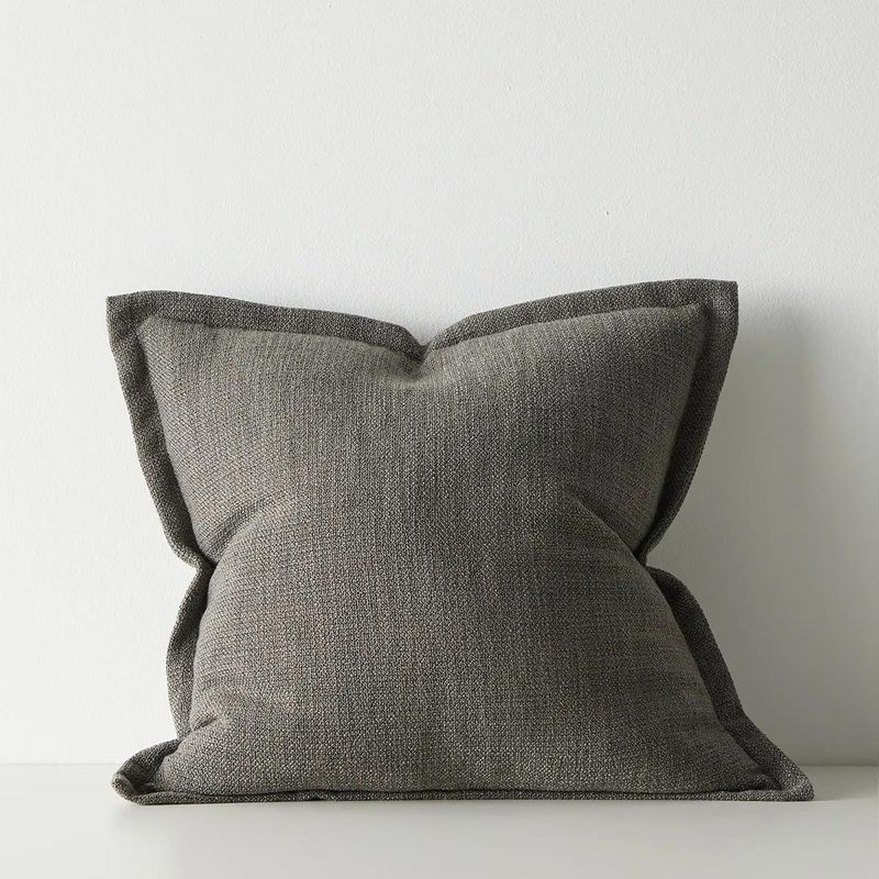 Weave Home Figlio Cushion  - Graphite  | 50 x 50cm