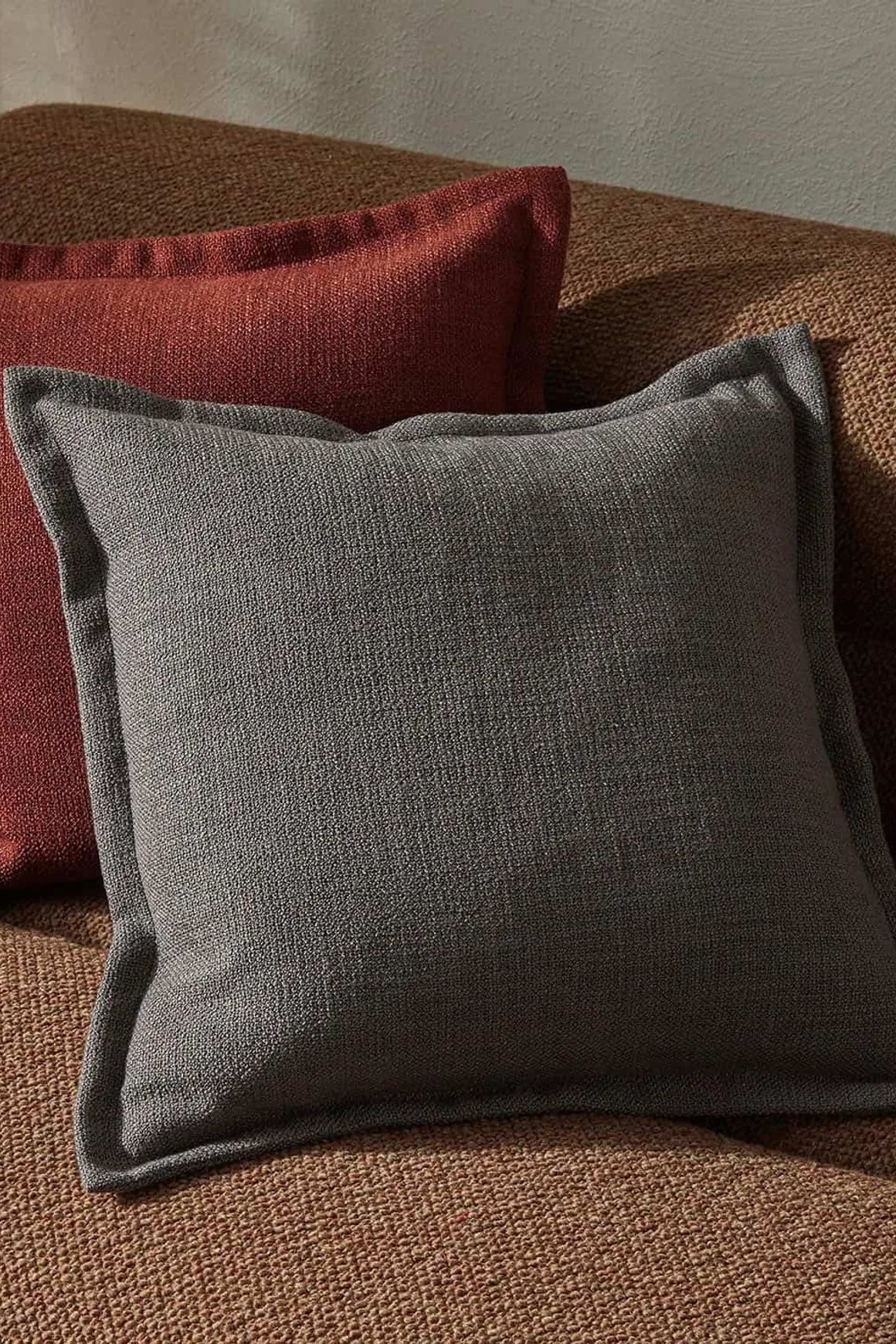 Weave Home Figlio Cushion  - Graphite  | 50 x 50cm
