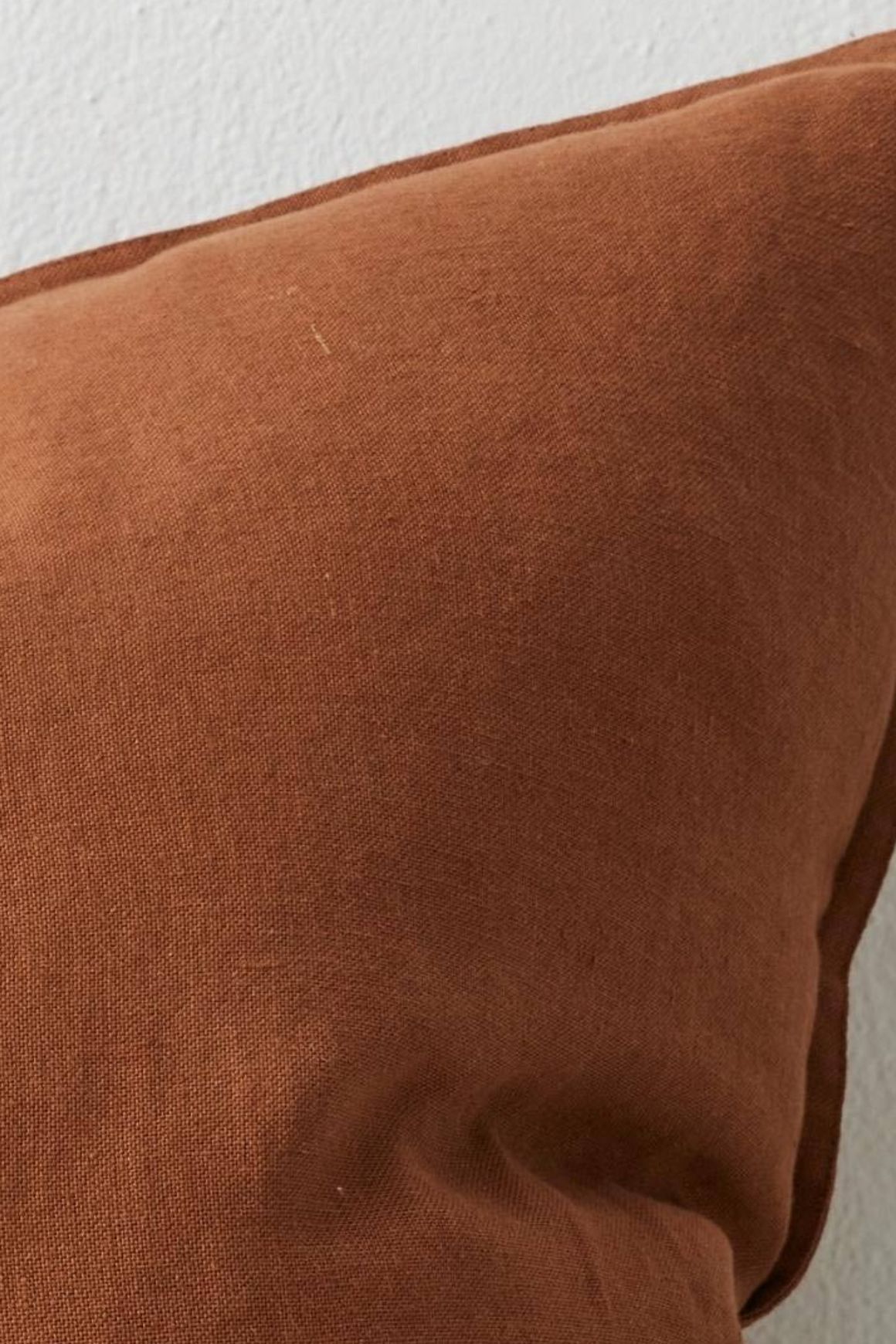 Weave Home European Linen Como Cushion - Tobacco | Three Sizes