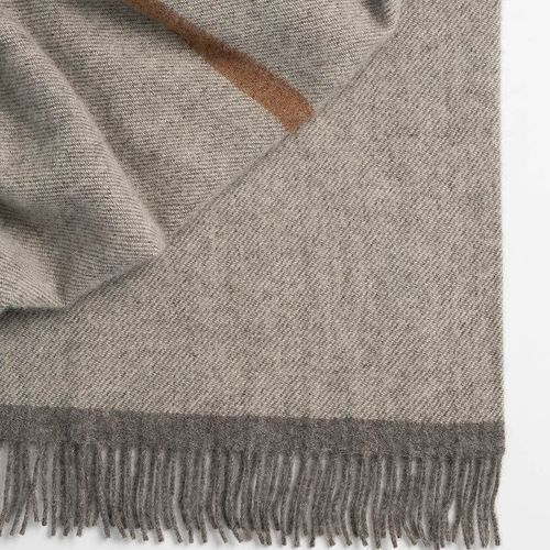 Weave Home Lumsden Throw - Ash | 100% Wool | Large Size