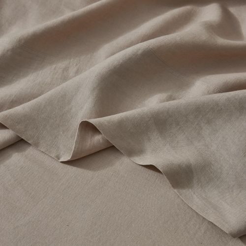 Ravello Linen Flat Sheet - Shell | Weave Home
