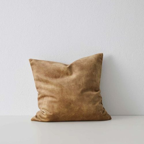 Weave Home Ava Velvet Cushion - Burnish | 50 x 50cm