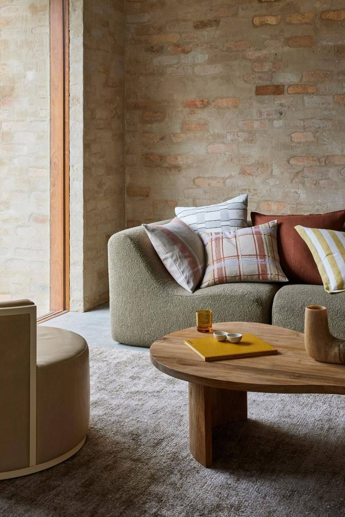 Weave Home European Linen Como Cushion - Tobacco | Three Sizes