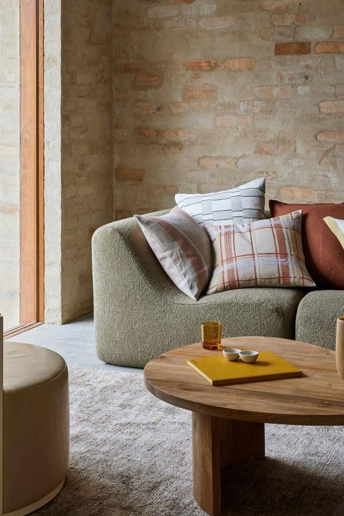 Weave Home European Linen Como Cushion - Tobacco | Three Sizes
