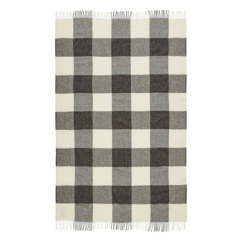 Weave Home Lake Hayes Throw Blanket - Peat | 100% Wool | Large Size