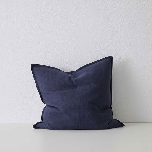 Weave Home European Linen Como Cushion - Ocean | Square and Lumbar | Three Sizes