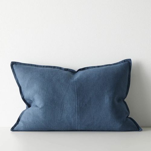 Weave European Linen Como Cushion - Atlantic | Three Sizes
