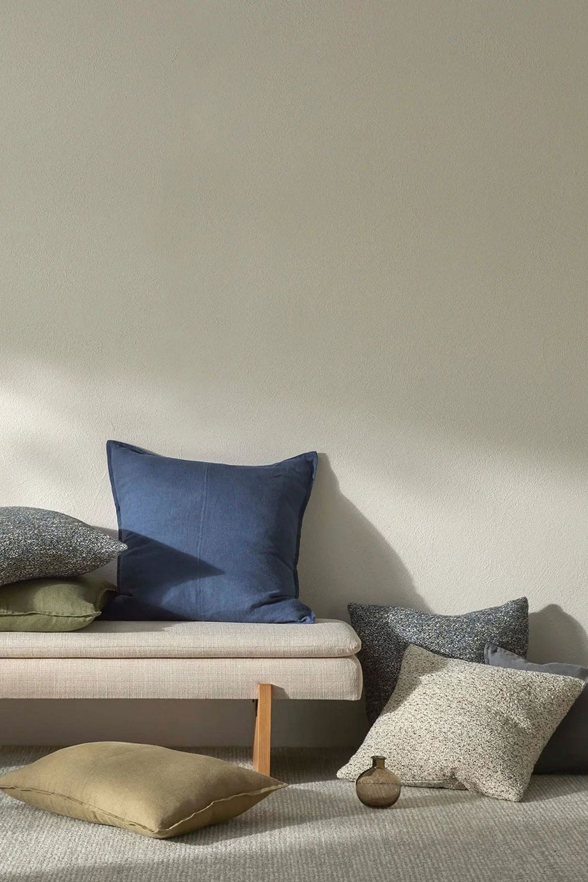 Weave European Linen Como Cushion - Atlantic | Three Sizes