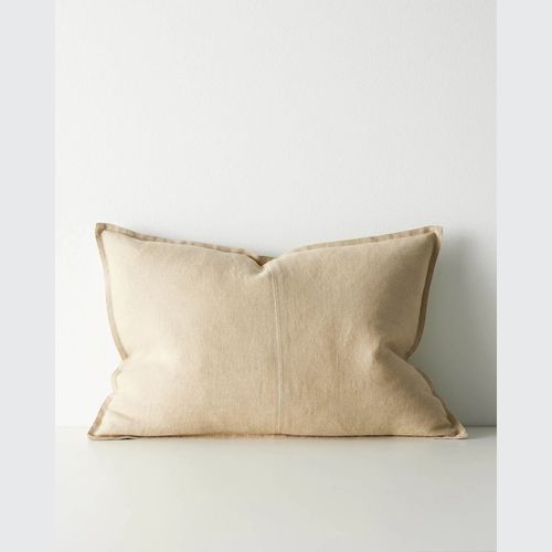 Weave European Linen  Como Cushion - Sandstone | Three Sizes