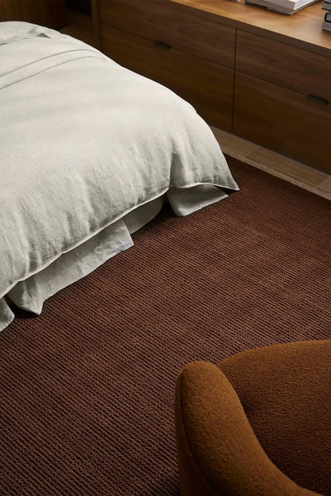 Ravello Linen Quilt Cover - Savanna Pinstripe| Weave Home