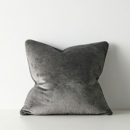 Weave Home Tempo Cushion - Coal | 50 x 50cm