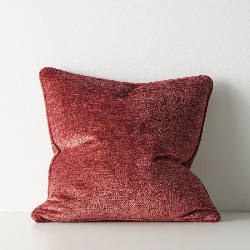 Weave Home Tempo Cushion - Ruby | 50 x 50cm