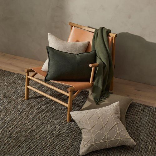 Weave Home Suffolk Rug - Mineral | 100% Jute Floor Rug | 2m x 3m
