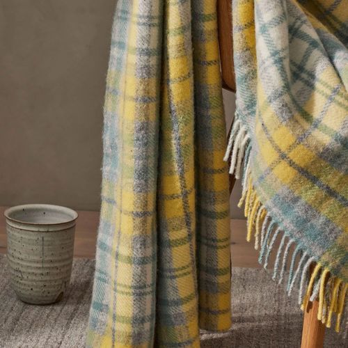 Weave Home Brighton Throw - Butter | Pure NZ Wool Throw Blanket