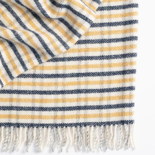 Weave Home Westerwick Throw - Navy | 100% Wool