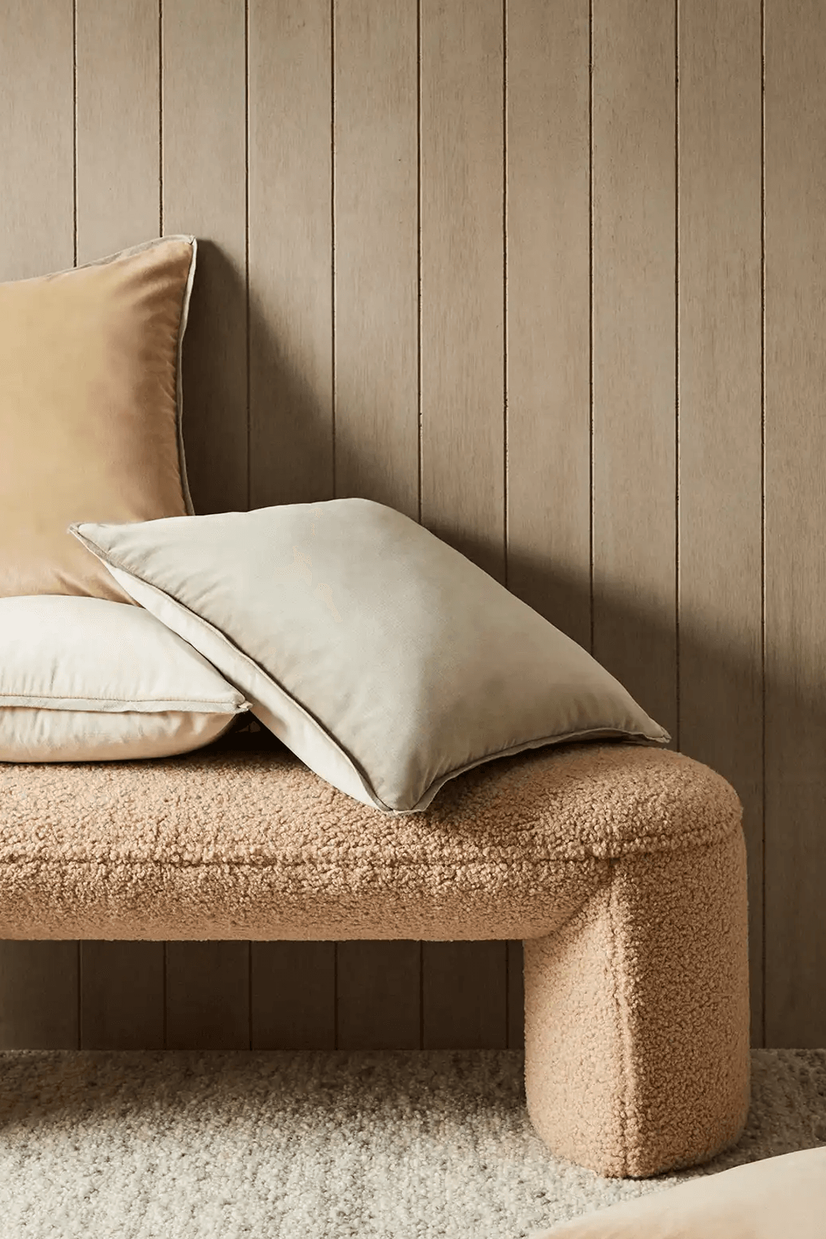 Weave Home Francesca Cushion Cover - Sage | Velvet