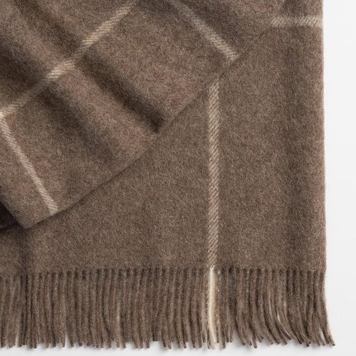 Weave Home Ranfurly Throw - Oak | 100% Wool | Large Size