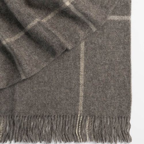 Weave Home Ranfurly Throw - Charcoal | 100% Wool | Large Size