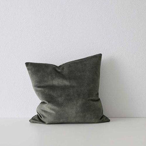 Weave Home Ava Velvet Cushion - Jade | 50 x 50cm