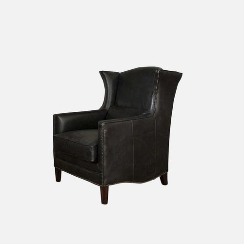 Cornell Leather Chair | Black