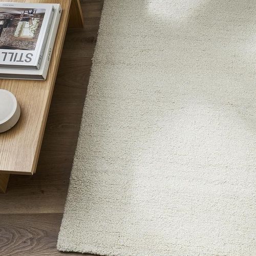 Baya Dorset NZ  Wool Floor Rug - Natural White