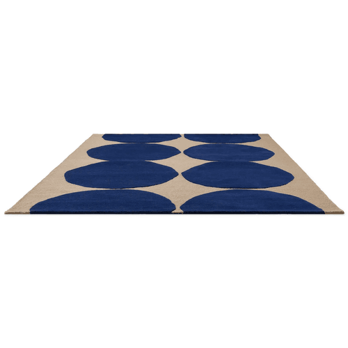 Marimekko Isot Kivet - Blue | 100% Wool Designer Floor Rug