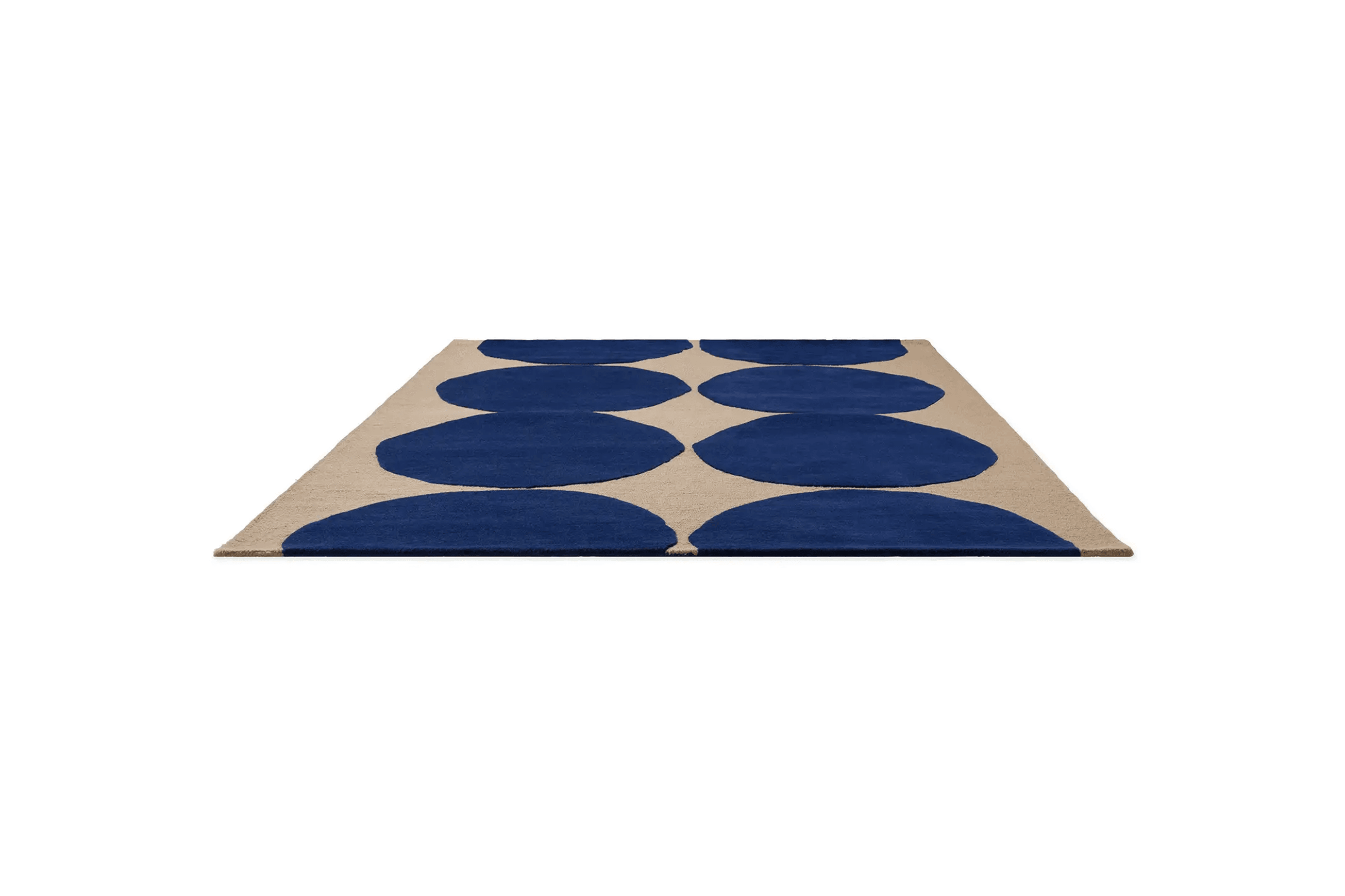 Marimekko Isot Kivet - Blue | 100% Wool Designer Floor Rug