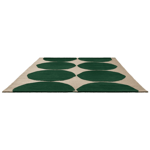 Marimekko Isot Kivet - Green | 100% Wool Designer Floor Rug