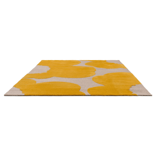 Marimekko Iso Unikko - Yellow | 100% Wool Designer Floor Rug