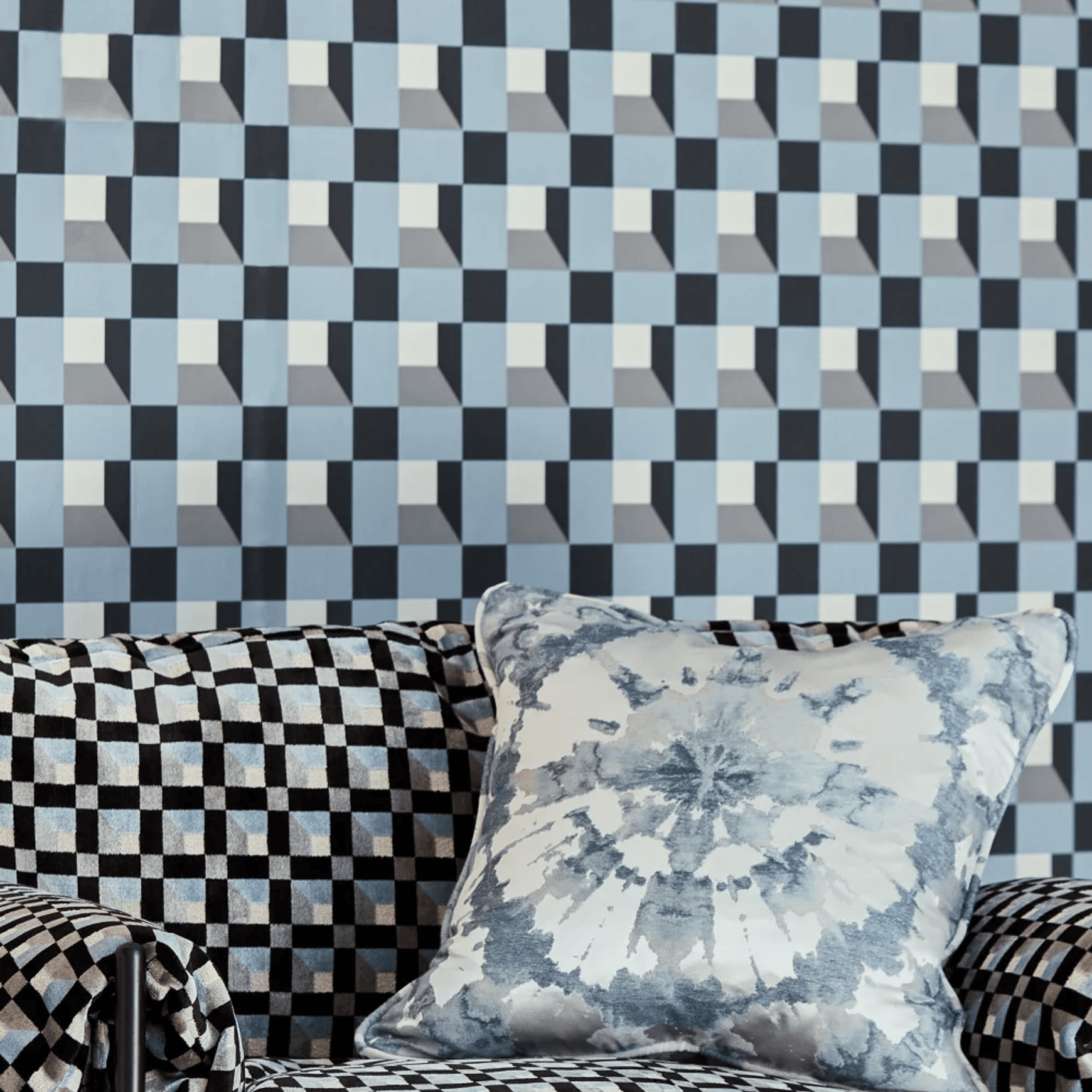 Harlequin Wallpaper by Lahood