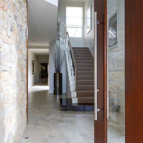 Zanda Round Offset Door Entrance Pull Handle