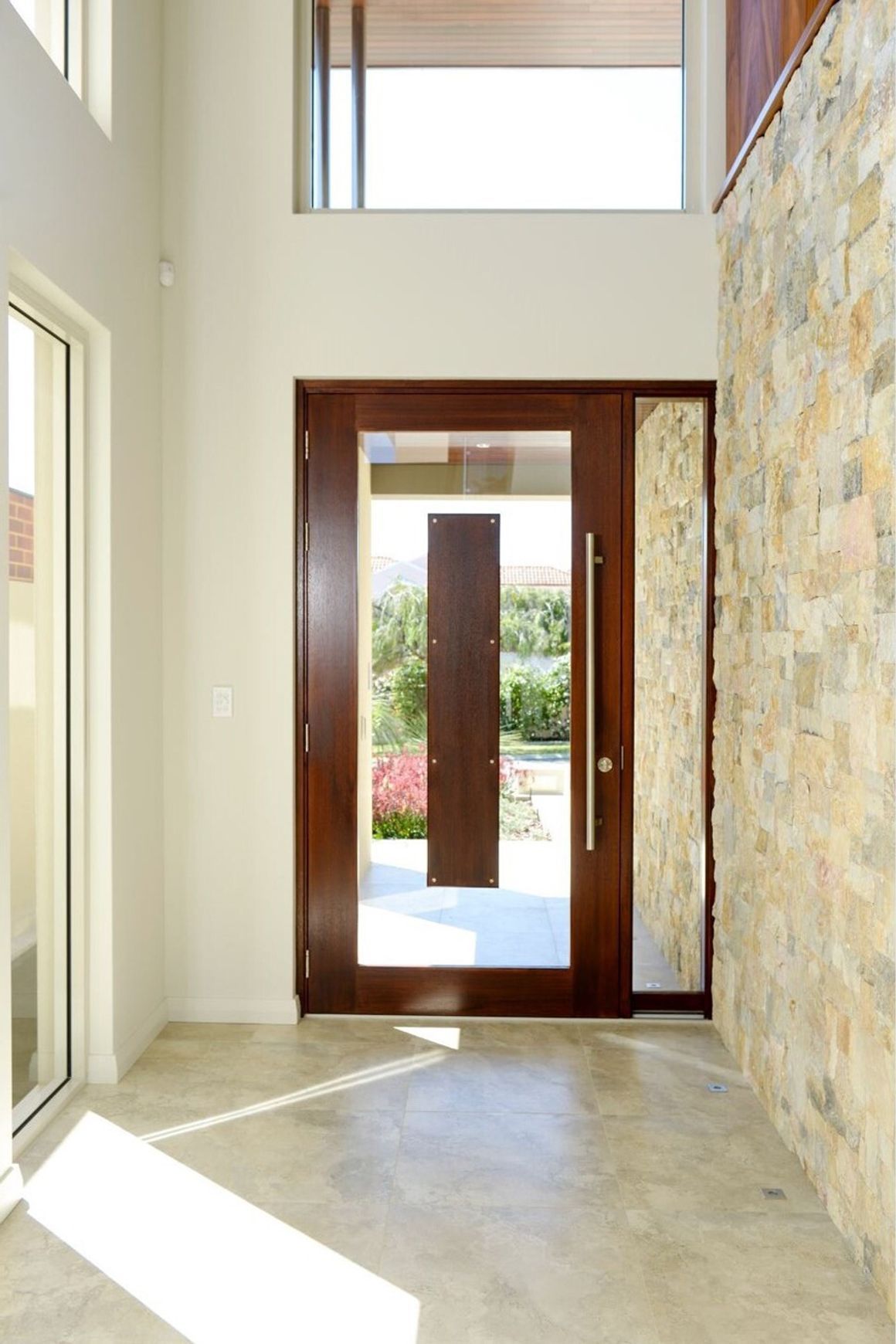 Zanda Round Offset Door Entrance Pull Handle