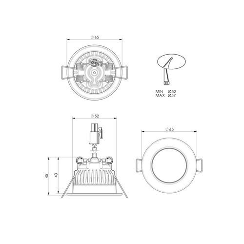 ZELA Fixed Downlight