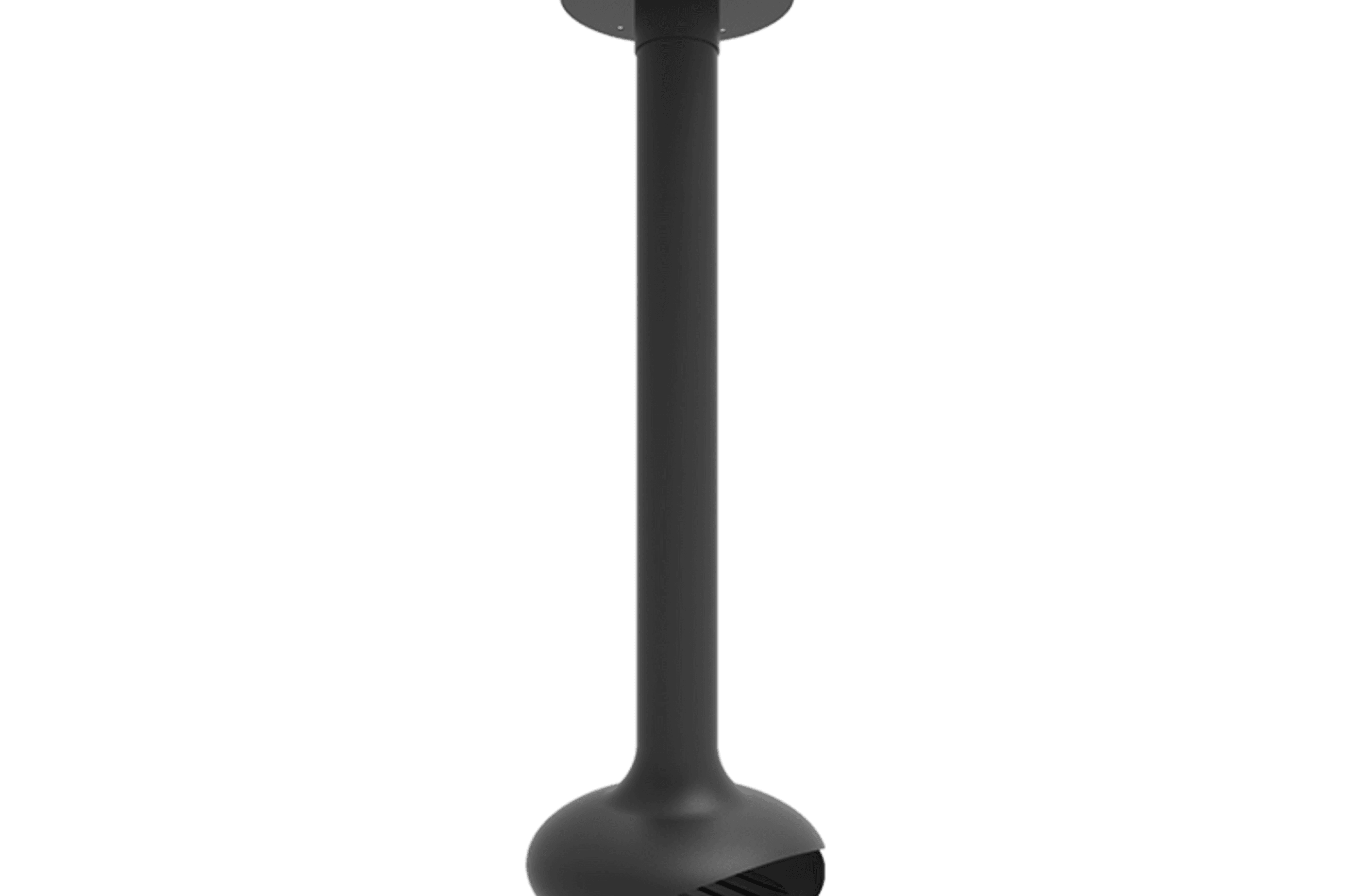 Zen Suspended Elegante Wood Fireplace