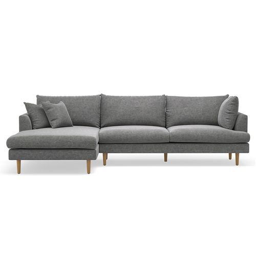 Byron Modular Sofa with Chaise | Anthracite Charcoal