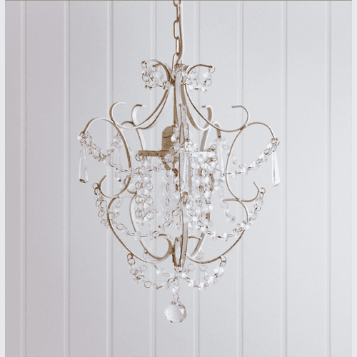 Zara Chandelier - Distressed Cream