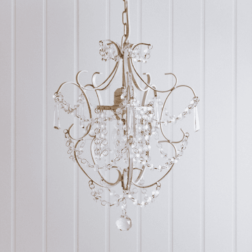 Zara Chandelier - Distressed Cream