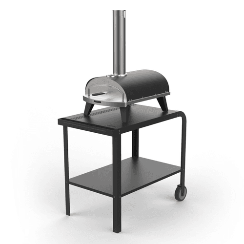 ZiiPa Vallone Garden Trolley with Shelf – Charcoal/Charbon