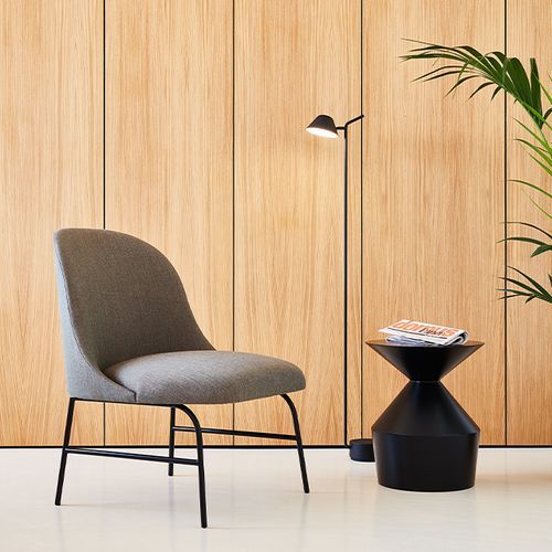 Aleta Lounge Chair - Metal Base