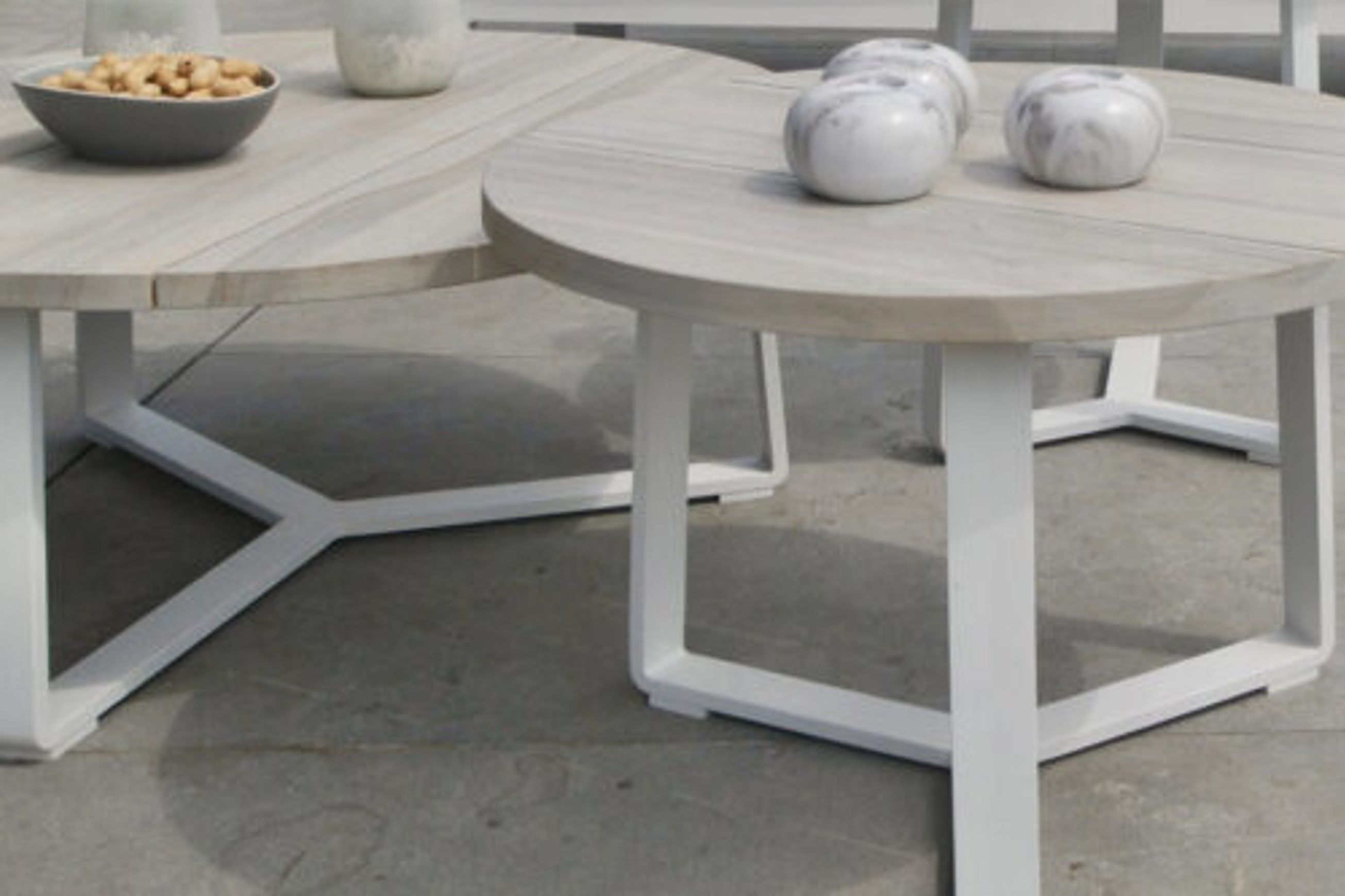 Amazone Coffee Table Set White