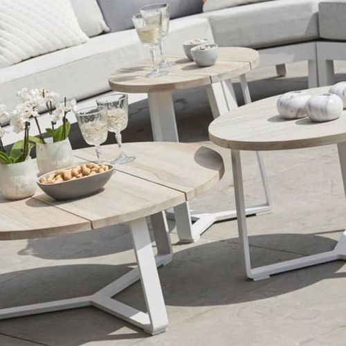 Amazone Coffee Table Set White