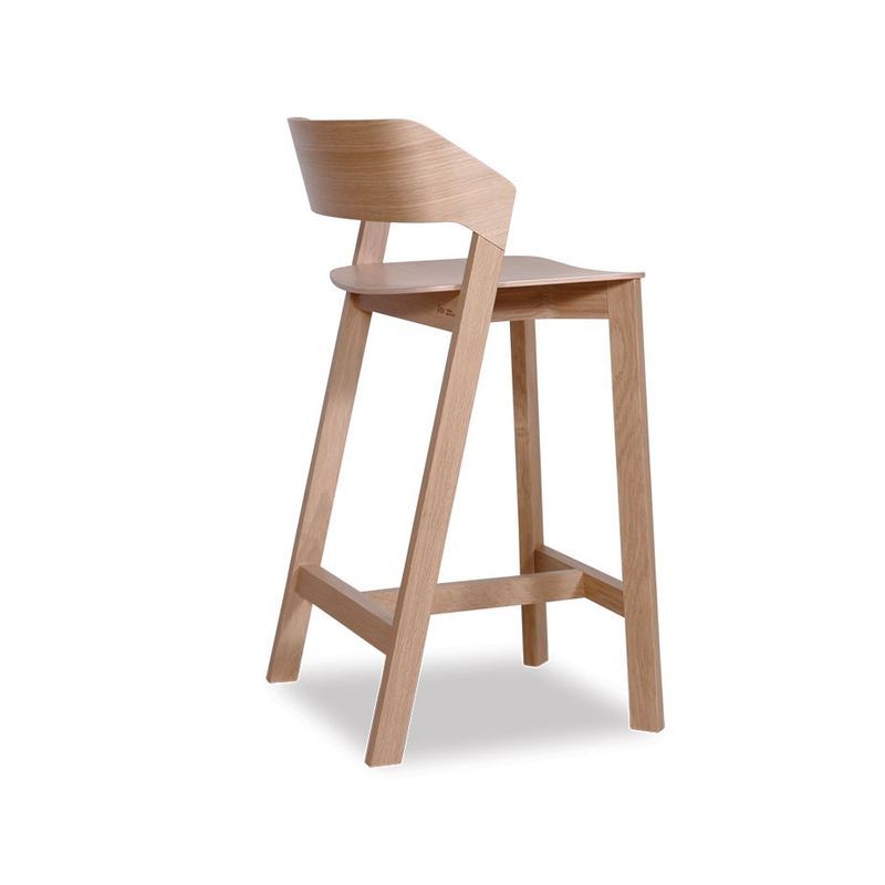 Merano Stool - Natural Oak - by TON
