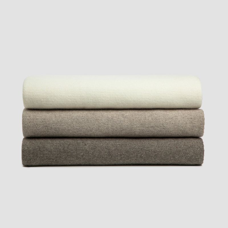 Fine Rib Angora & Merino Wool Blankets