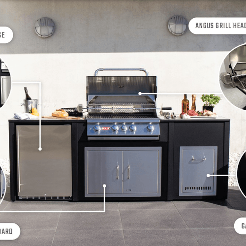 Bull 150L Outdoor Under Counter Solid Door Fridge